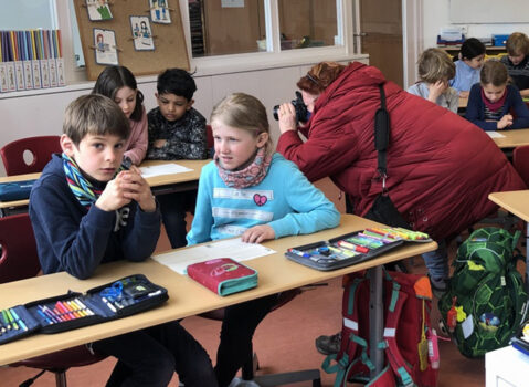 Die Fotografin war in der Schule